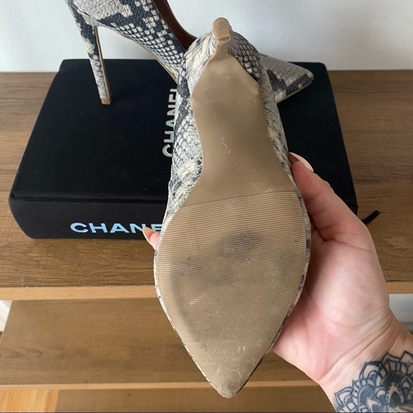 SM Snake Print Pumps - Picture 7 of 8